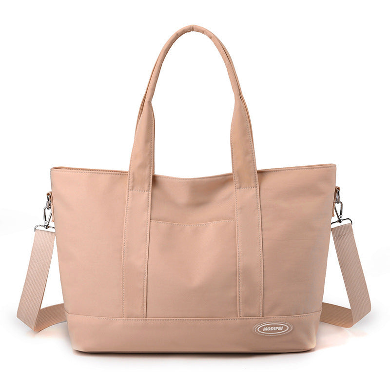 Large Capacity Tote Bag New Shoulder Bag Casual Korean Style Trendy Solid Color Handbags For Women